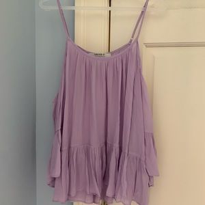 Forever 21 purple spaghetti strap top size small